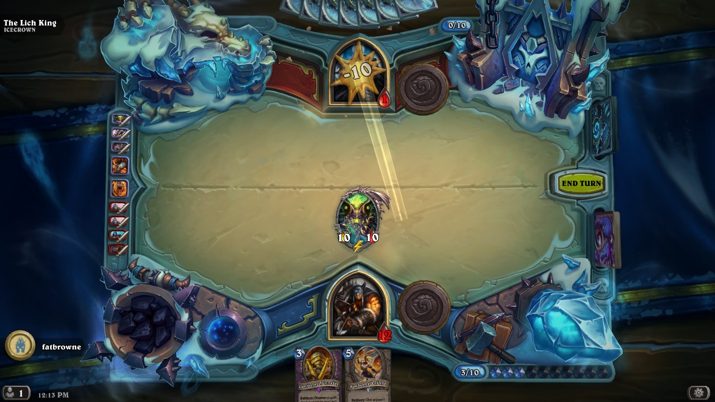 Druid Hunter Mage Priest Rogue Shaman Warlock Warrior Lich King fatbrowne adam browne plays hearthstone a card collecting game developed by Blizzard